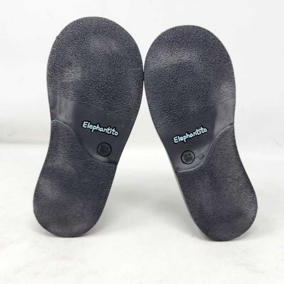 Little boys 11 (27EU) Elephantito wingtip strap brown dress school uniform shoes - Picture 11 of 11